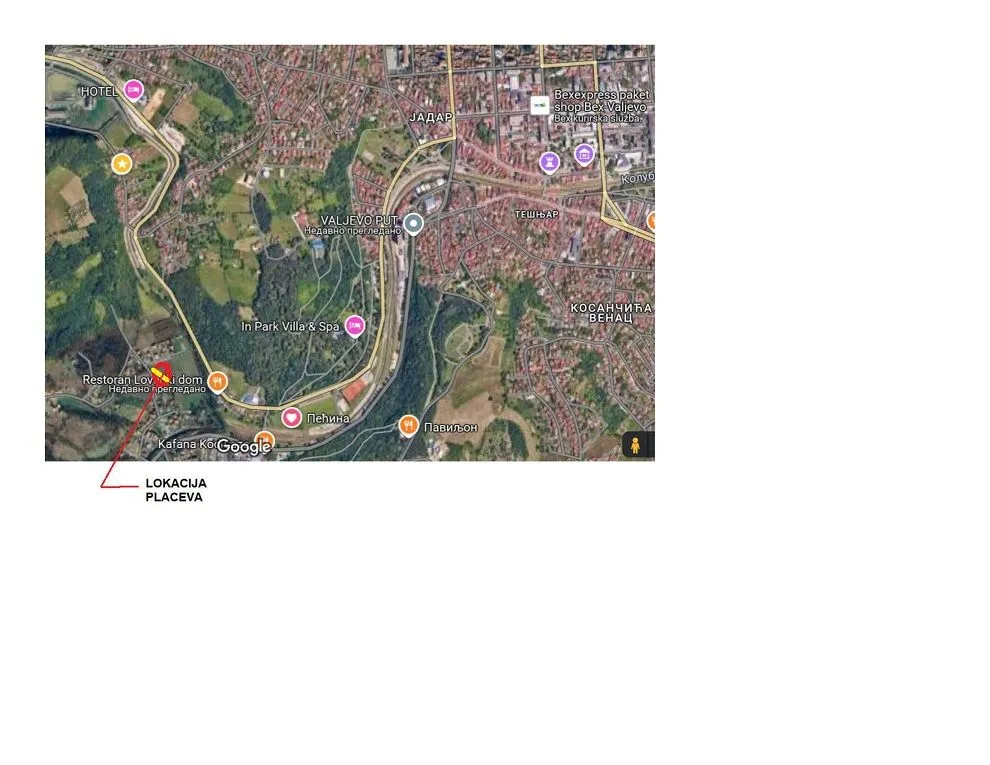 Sale, land lot, 600m², Valjevo, Srbija