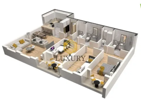 Sale, three bedroom apartment, 111m², Tološka šuma, Podgorica - image 2