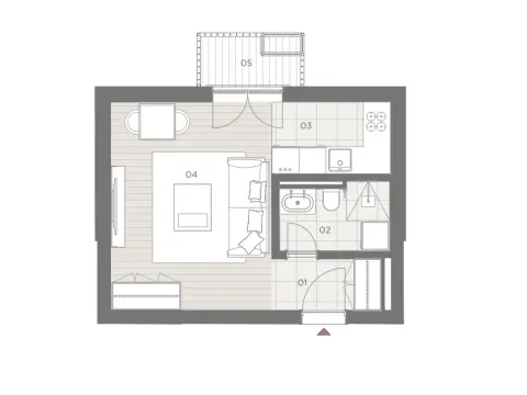 Prodaja, garsonjera, 30m², Herceg Novi, Crna Gora - image 11