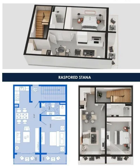 Sale, one bedroom apartment, 66m², Tivat, Crna Gora