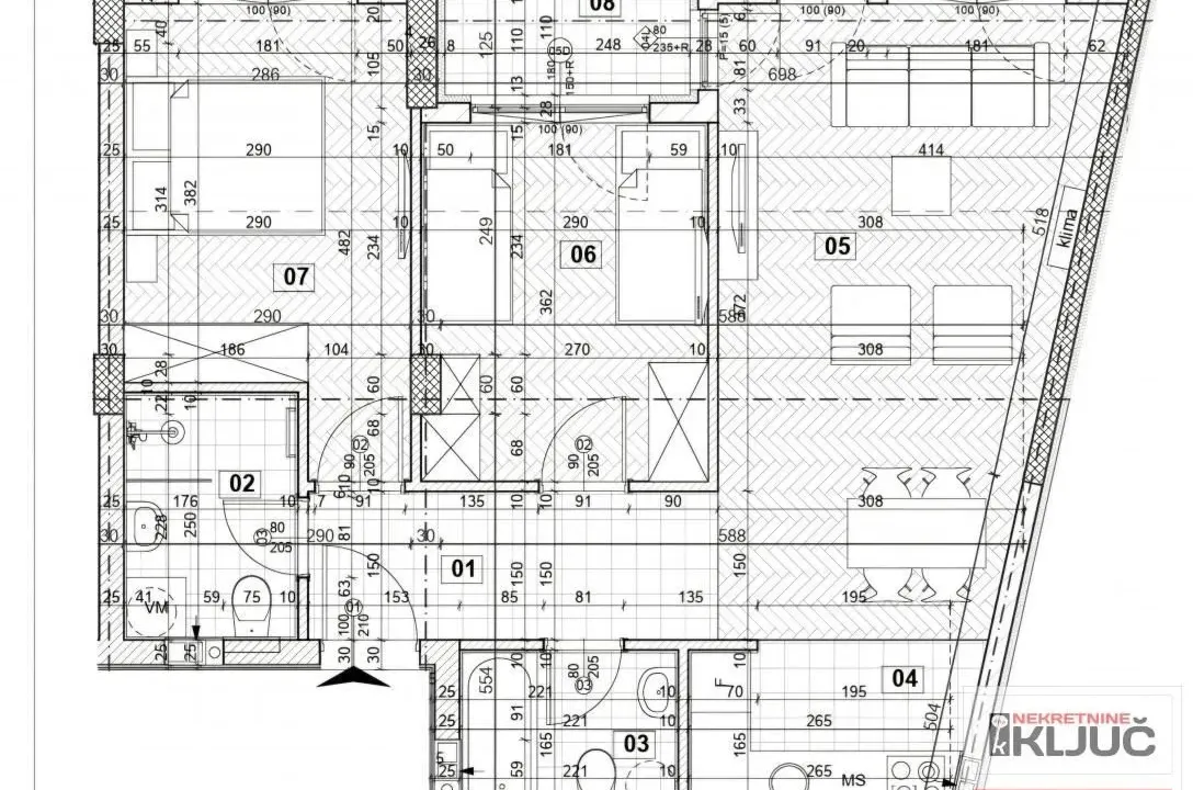 Prodaja, trosoban stan, 65m², Detelinara, Novi Sad Sve Podlokacije