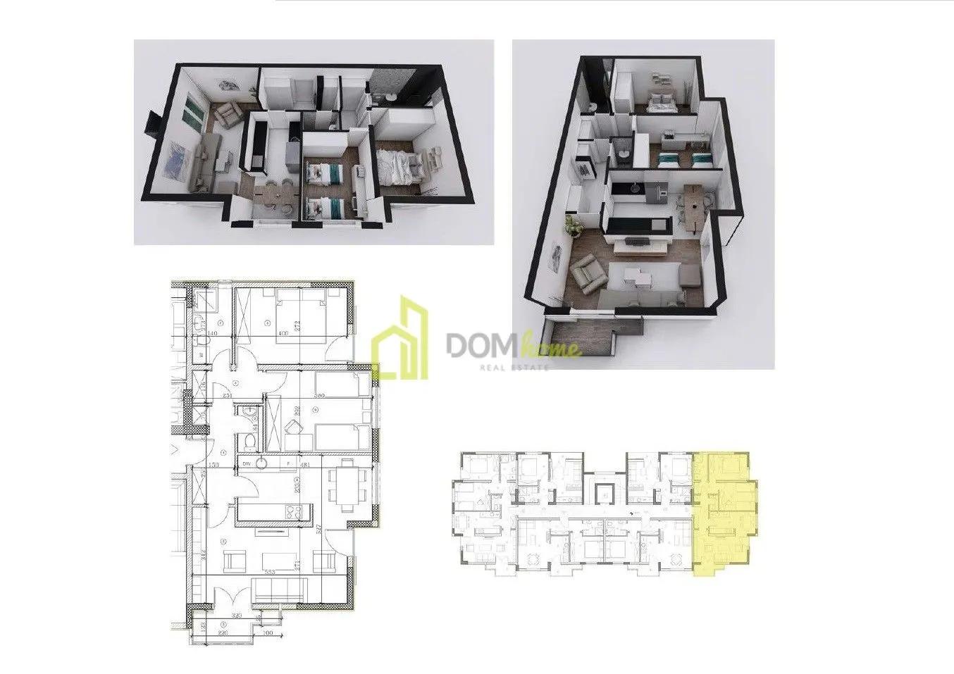 Sale, two bedroom apartment, 67m², Tivat, Crna Gora