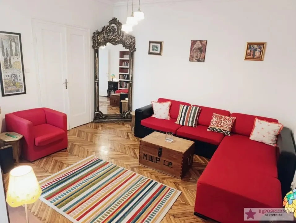 Rent, two bedroom apartment, 51m², Stari Grad, Beograd