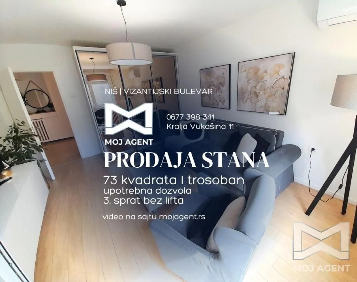Prodaja, stan, 73m², Medijana, Niš