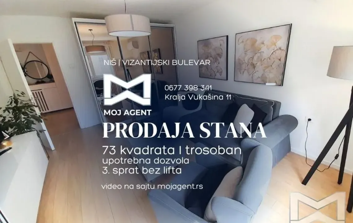 Prodaja, stan, 73m², Medijana, Niš