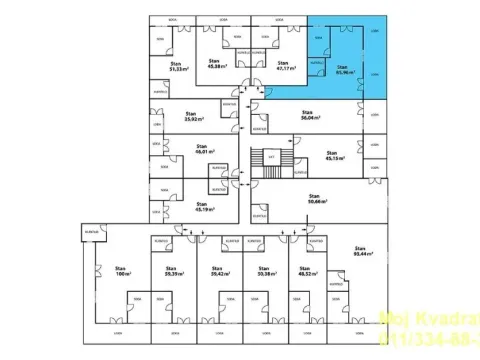 Sale, two bedroom apartment, 86m², Mirijevo Sve Podlokacije, Beograd - image 8