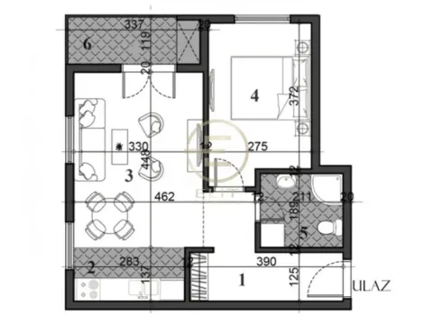 Prodaja, dvosoban stan, 47m², Nova Detelinara, Novi Sad Sve Podlokacije - image 7