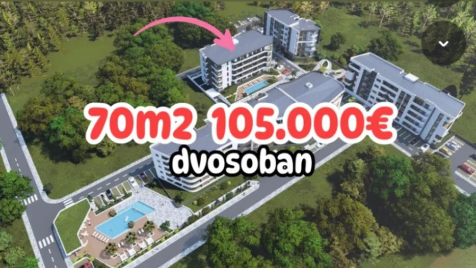 Prodaja, jednosoban stan, 70m², Velika Plaža, Ulcinj