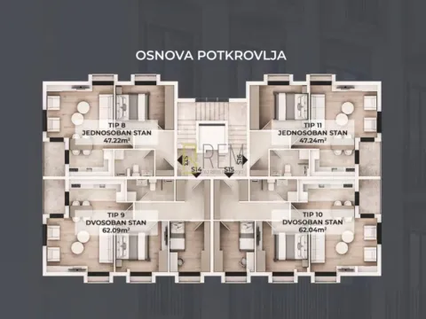 Sale, two bedroom apartment, 61m², Stari Aerodrom, Podgorica - image 6