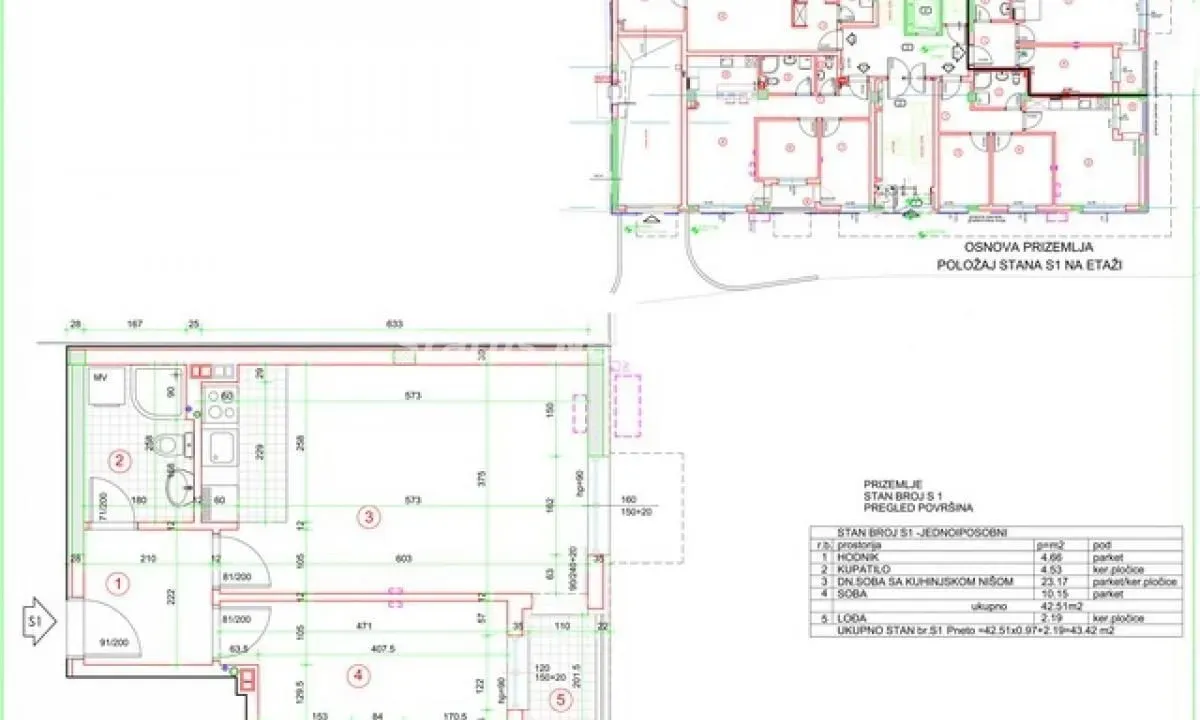 Prodaja, jednosoban stan, 43m², Podbara, Novi Sad Sve Podlokacije