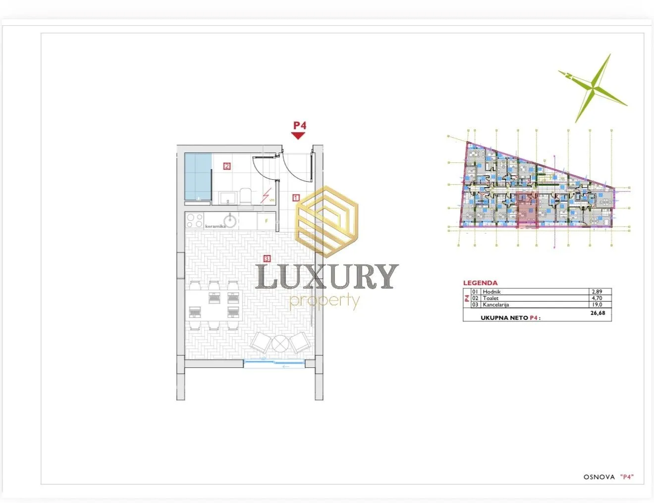Prodaja, jednosoban stan, 27m², Zabjelo, Podgorica