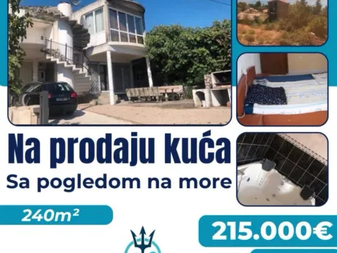  House for Sale, 240m2, Šušanj, Bar