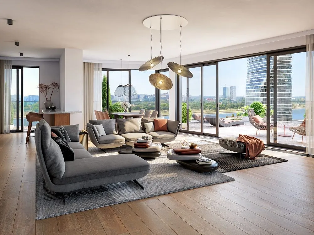 Sale, three bedroom apartment, 98m², Beograd Na Vodi, Beograd