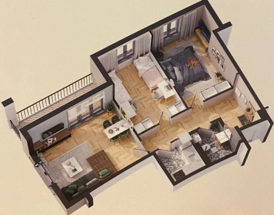 Sale, two bedroom apartment, 66m², Tivat, Crna Gora