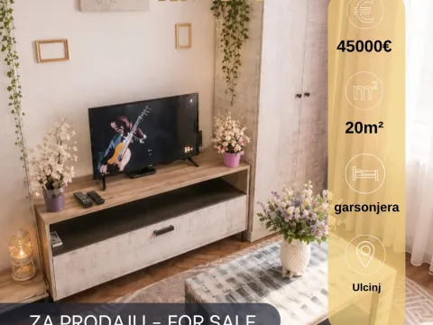 Sale, studio apartment, 20m², Centar, Ulcinj - image 1
