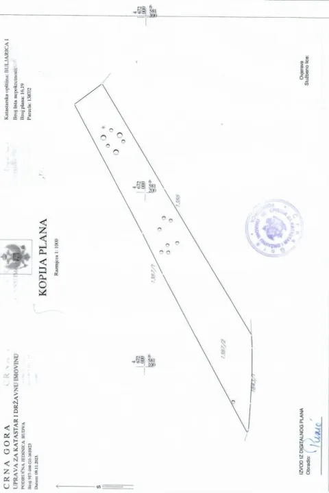 Prodaja, plac, 4733m², Buljarica, Budva