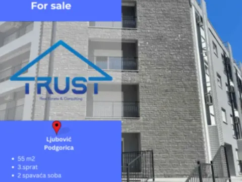 Prodaja, dvosoban stan, 55m2, Ljubović, Podgorica Prodaja, dvosoban stan, 55m2, Ljubović, Podgorica