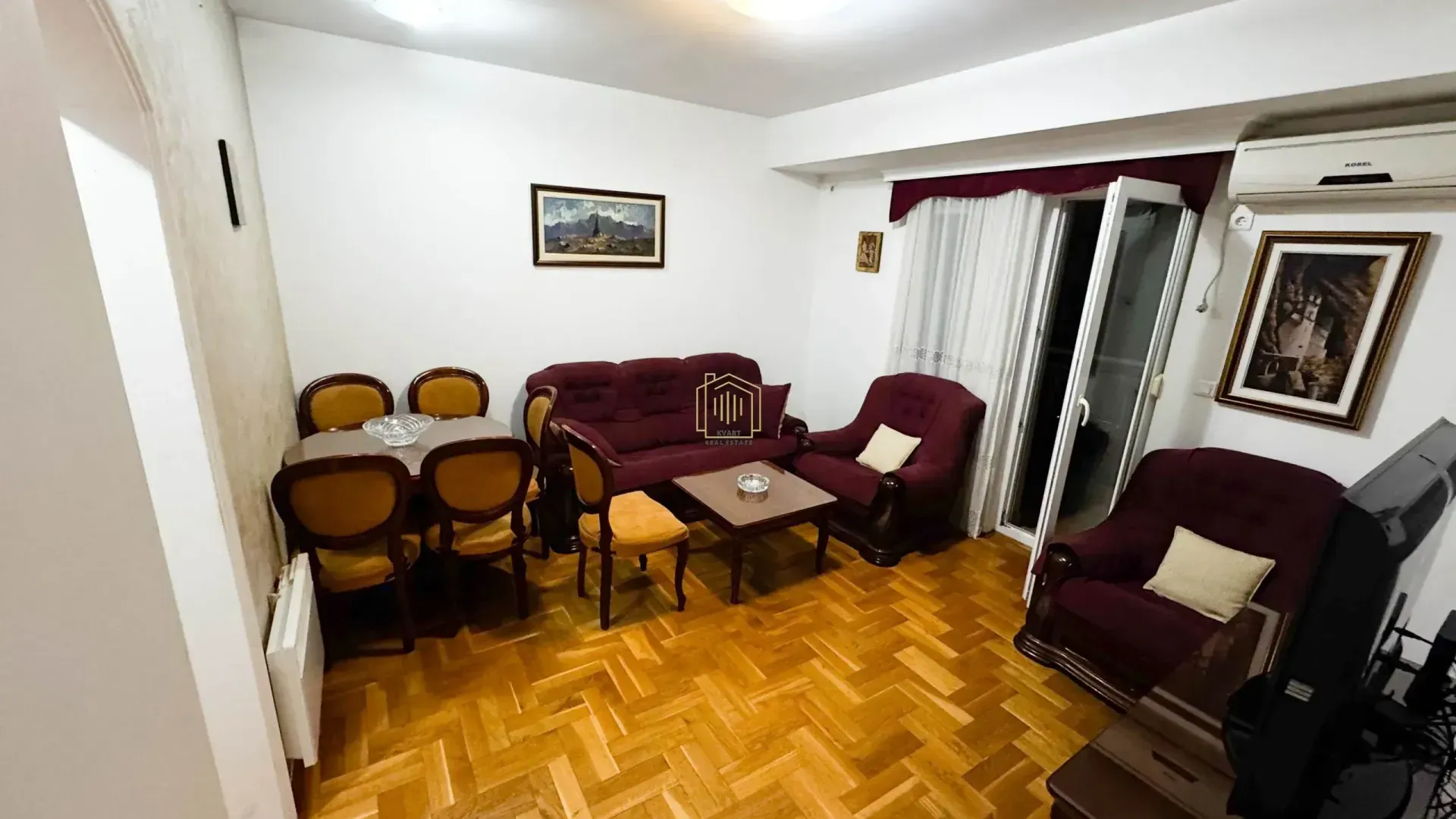 Izdavanje, dvosoban stan, 60m², Blok 9, Podgorica