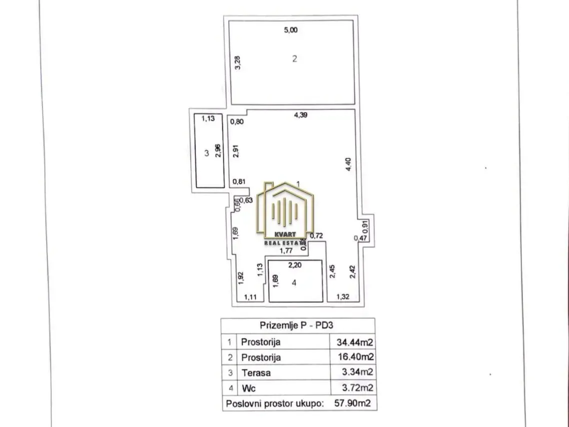 Prodaja, jednosoban stan, 58m², Preko Morače, Podgorica