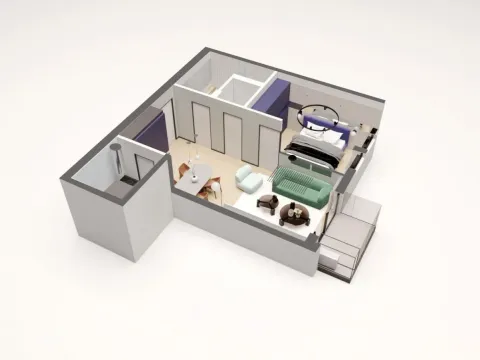 Prodaja, dvosoban stan, 48m², Nova Pazova, Stara Pazova - image 6