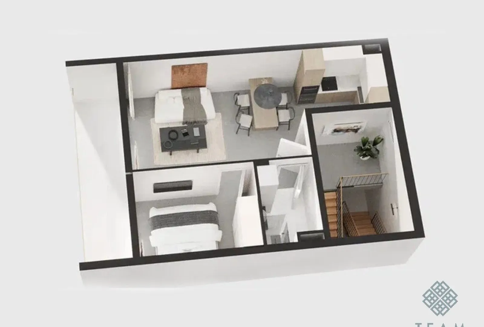 Prodaja, jednosoban stan, 47m², Tivat, Crna Gora