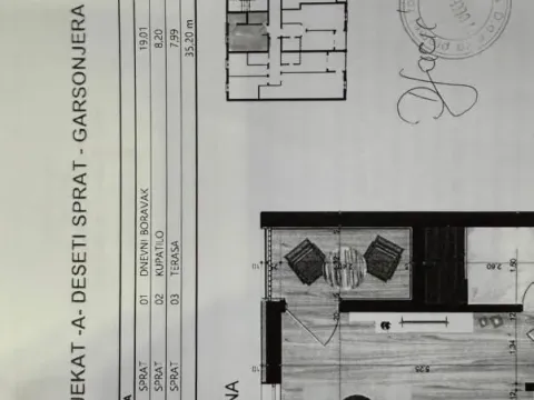 Sale, studio apartment, 26m², Ilino, Bar - image 7