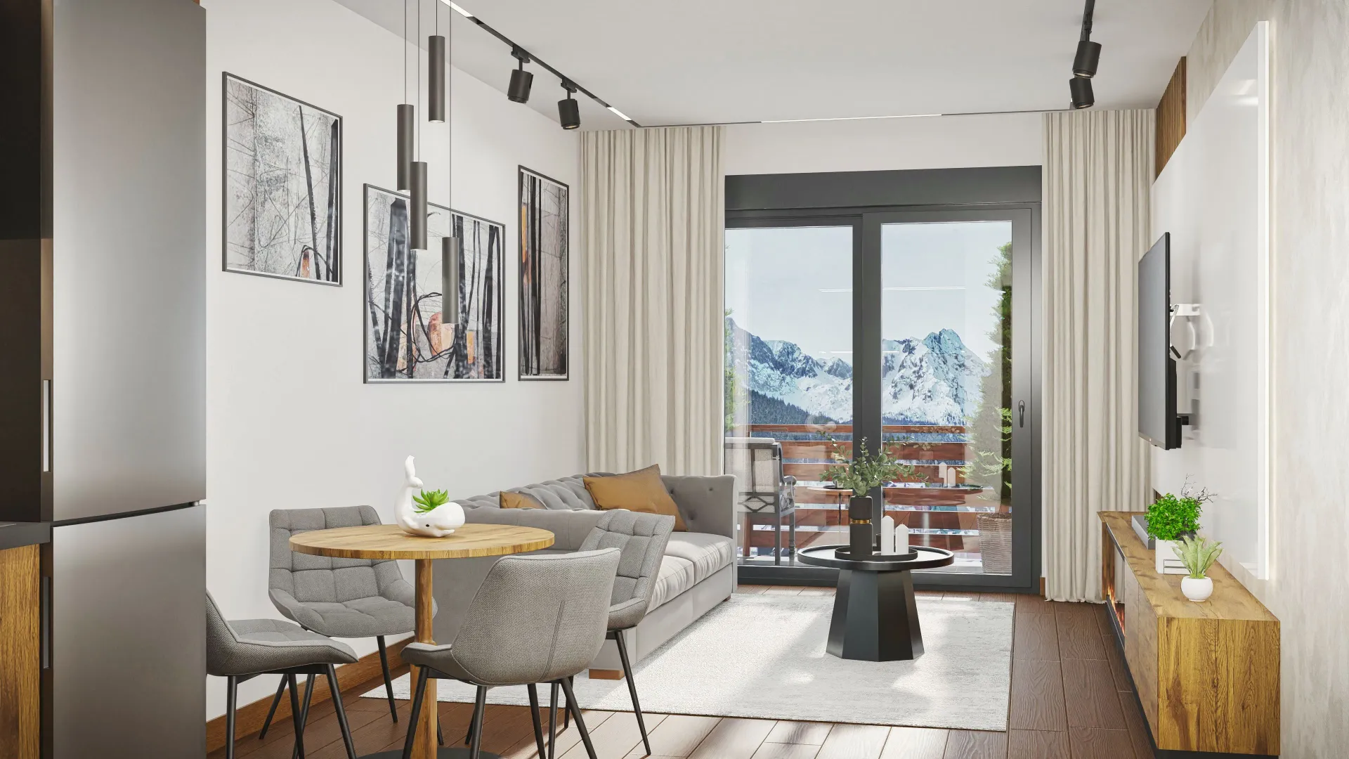 Prodaja, dvosoban stan, 49m², Centar, Žabljak