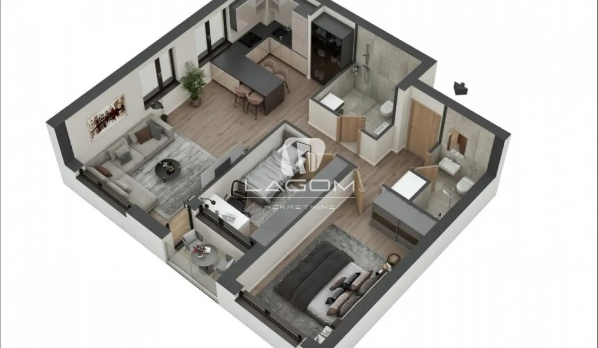 Prodaja, trosoban stan, 61m², Savski Venac, Beograd