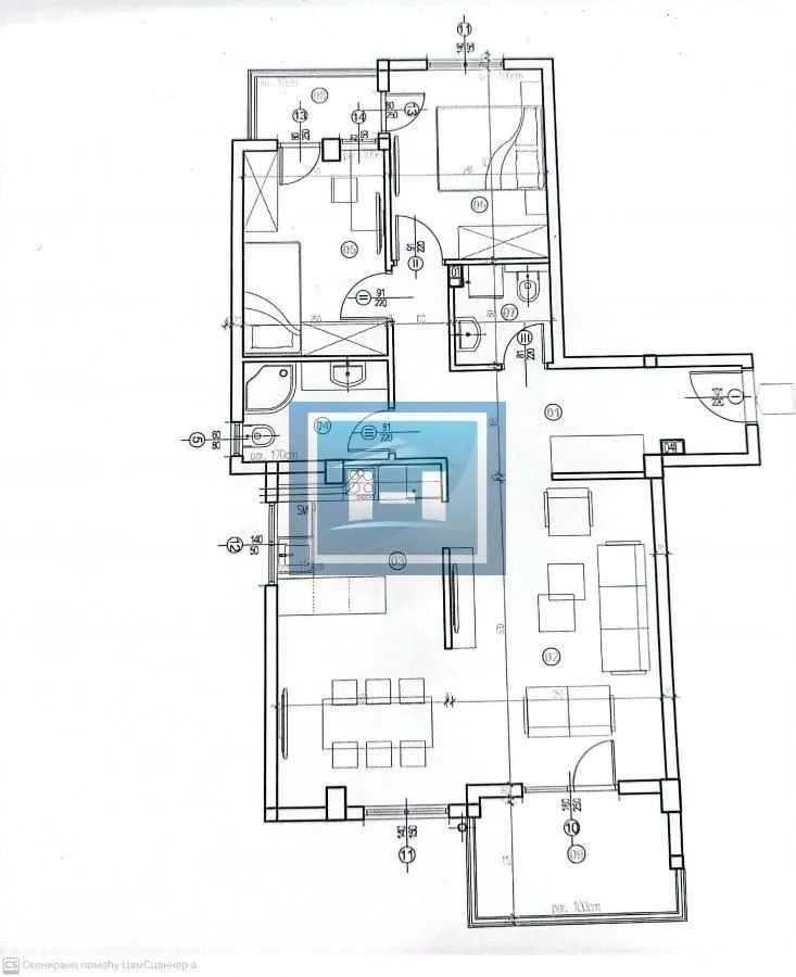 Sale, three bedroom apartment, 78m², Centar, Paraćin