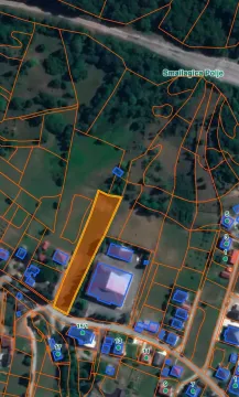 Kastastarski snimak sa označenom parcelom i granicama zemljišta. - image 4