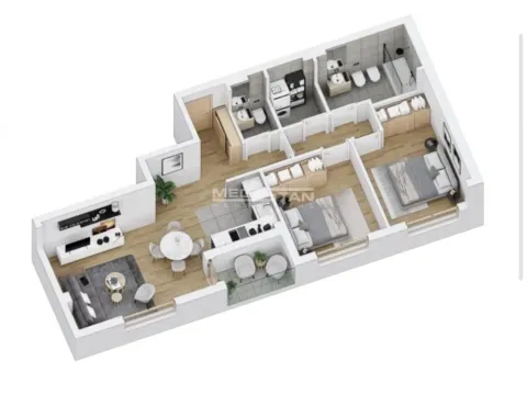 Prodaja, trosoban stan, 70m², Voždovac Sve Podlokacije, Beograd