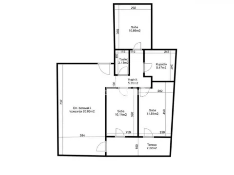 Sale, four bedroom apartment, 82m², Bežanija, Beograd - image 18