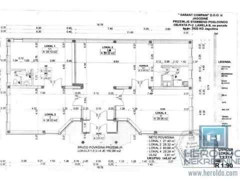 Prodaja, poslovni prostor, 142m2, Pijaca, Jagodina Prodaja, poslovni prostor, 142m2, Pijaca, Jagodina