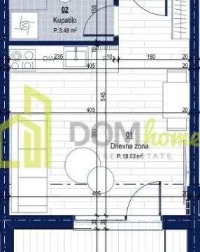 Sale, studio apartment, 28m², Radanovići, Kotor - image 5