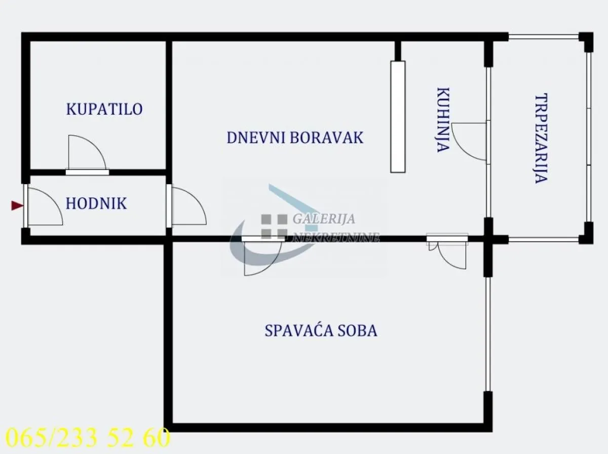Sale, two bedroom apartment, 41m², Vidikovački venac, Rakovica