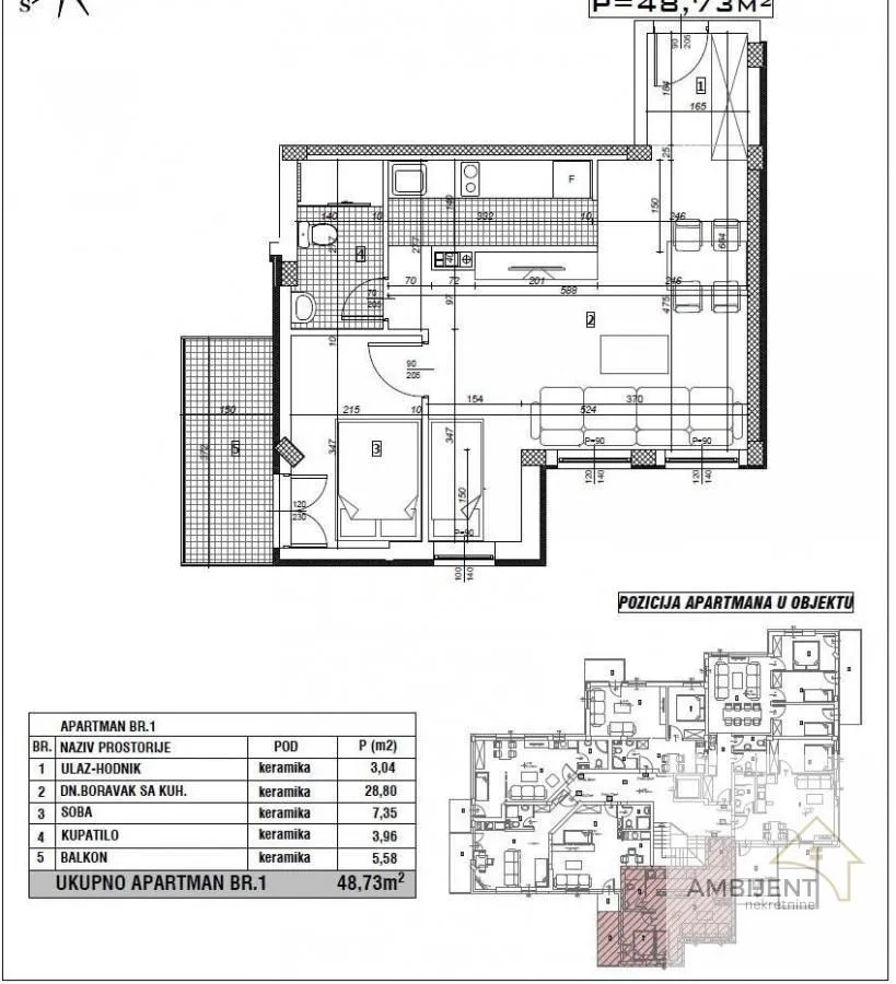 Prodaja, dvosoban stan, 48m², Kopaonik, Srbija