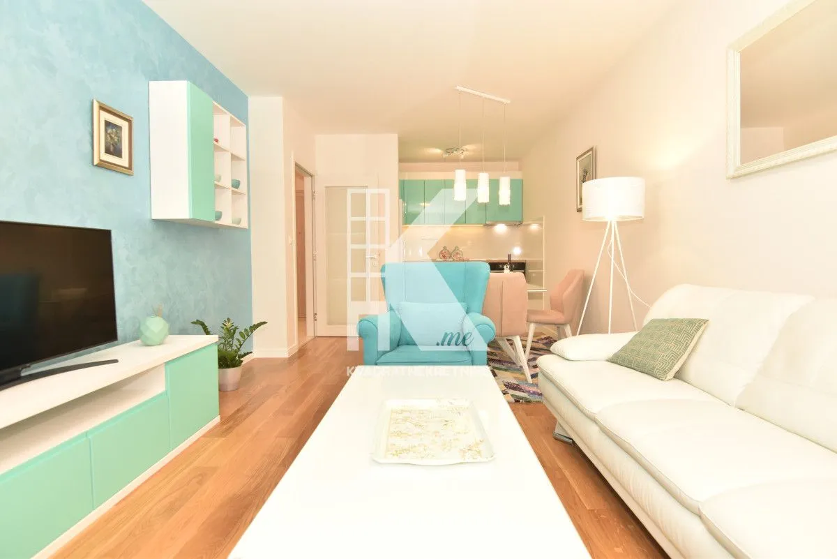 Rent, one bedroom apartment, 49m², Central Point, Podgorica