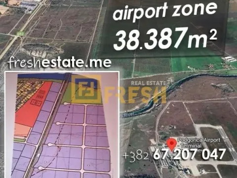 Sale, land lot, 38387m², Ostalo, Podgorica