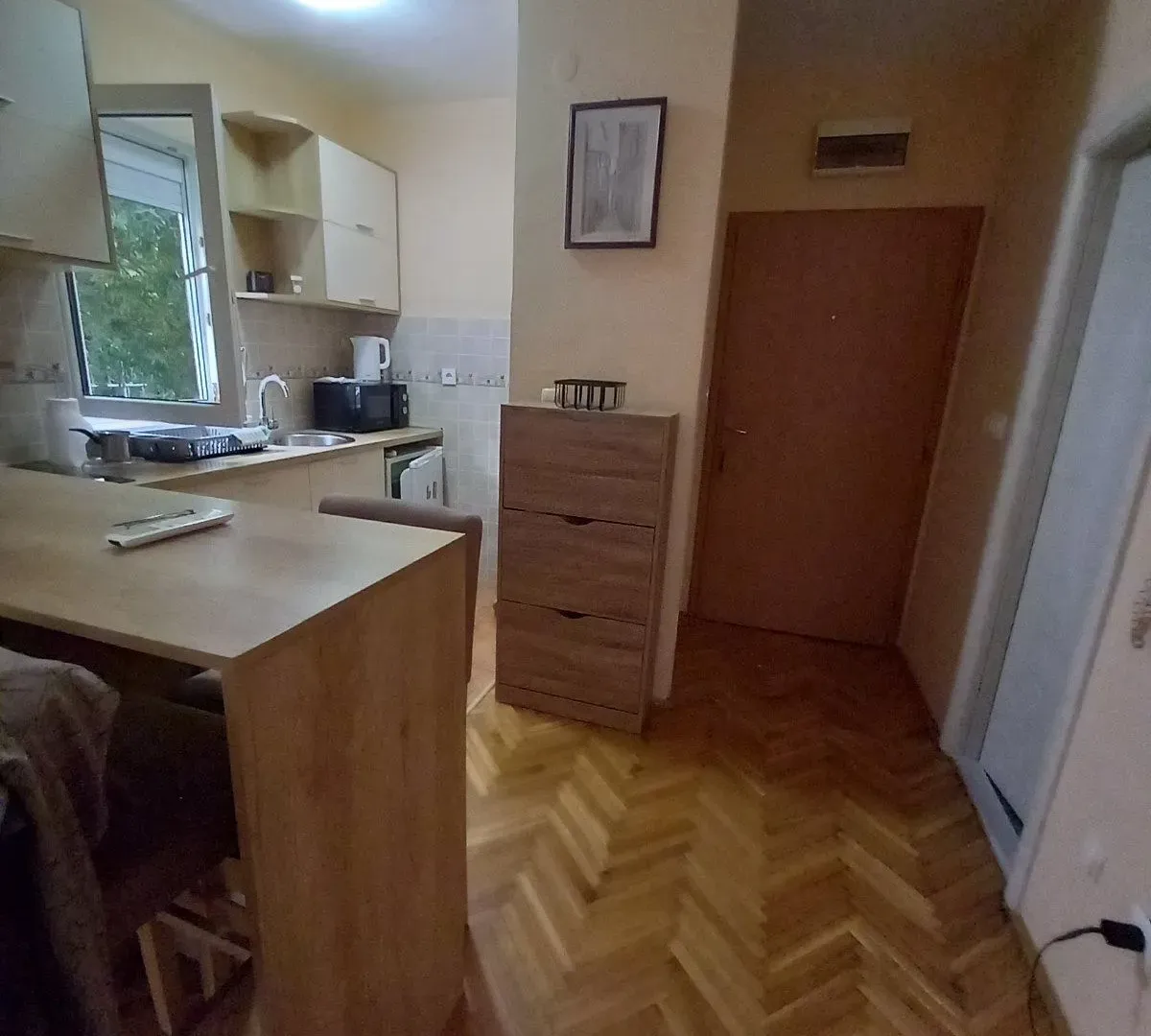 Izdavanje, garsonjera, 29m², Podkošljun, Budva