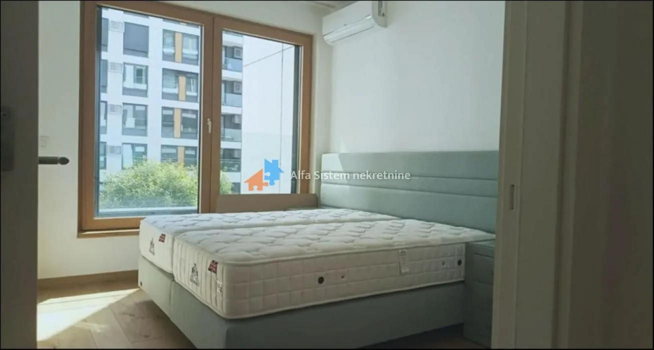 Izdavanje, dvosoban stan, 54m², Novi Beograd Blok 65, Novi Beograd Sve Podlokacije