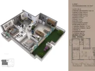 Sale, two bedroom apartment, 64m², Dobrota, Kotor - image 12