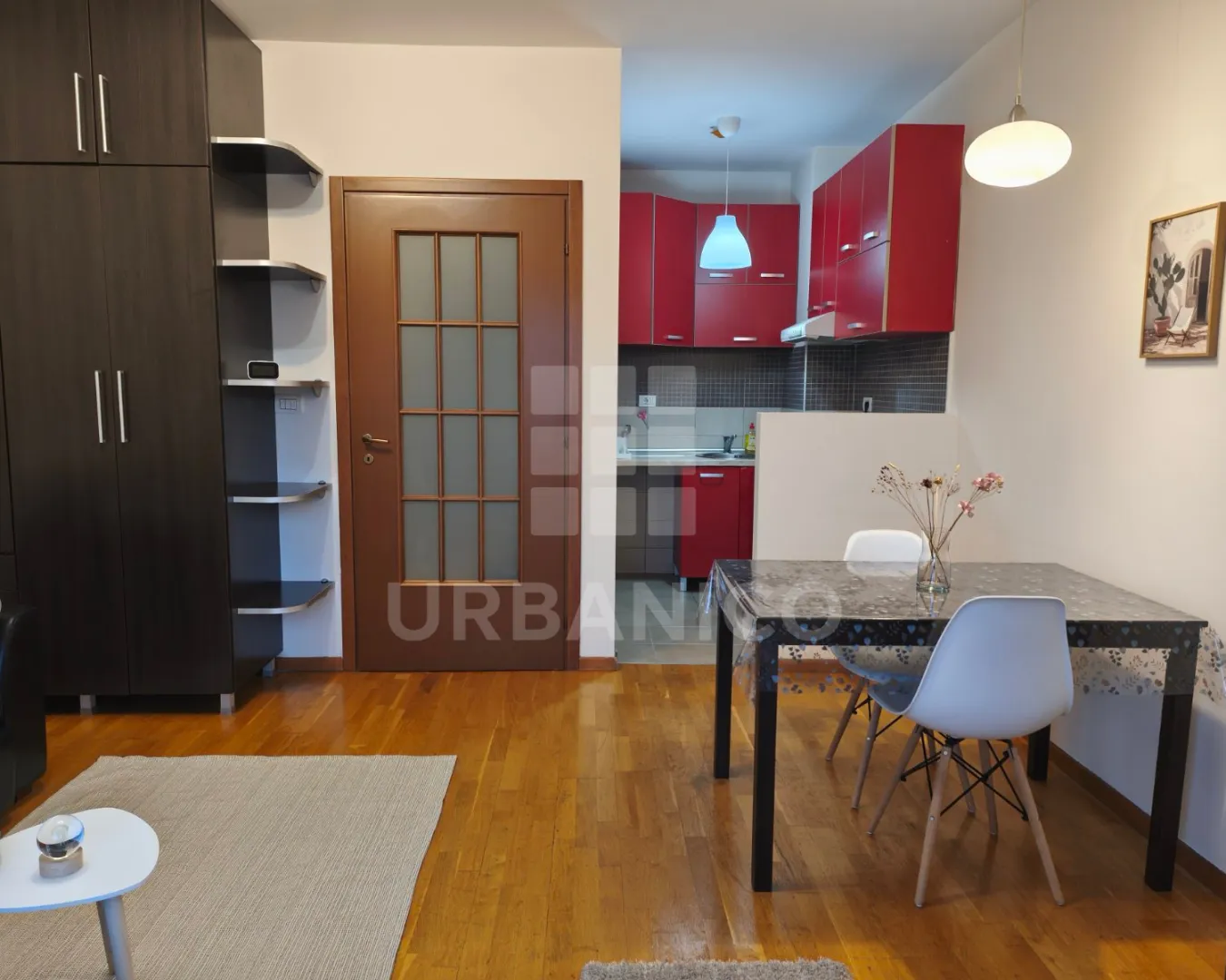 Rent, studio apartment, 32m², City Kvart, Podgorica