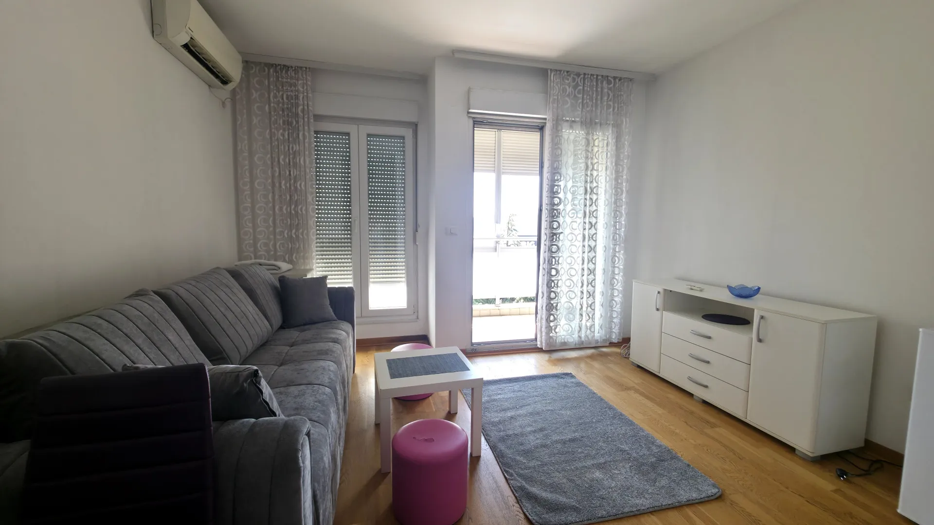 Rent, studio apartment, 27m², City Kvart, Podgorica