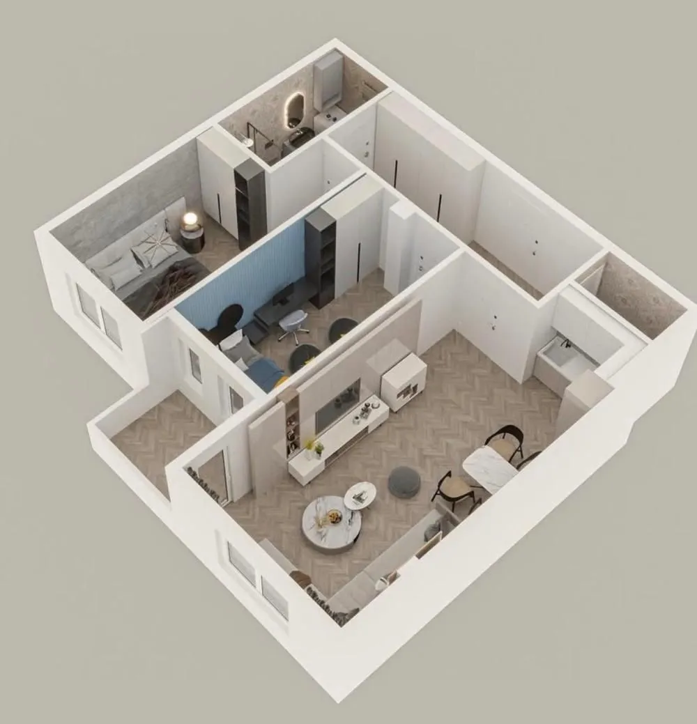 Sale, two bedroom apartment, 73m², Pantelej, Niš