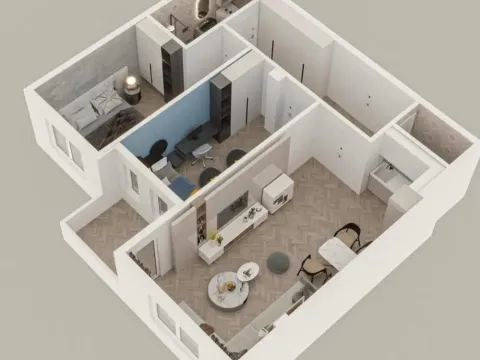 Sale, two bedroom apartment, 73m², Pantelej, Niš - image 8