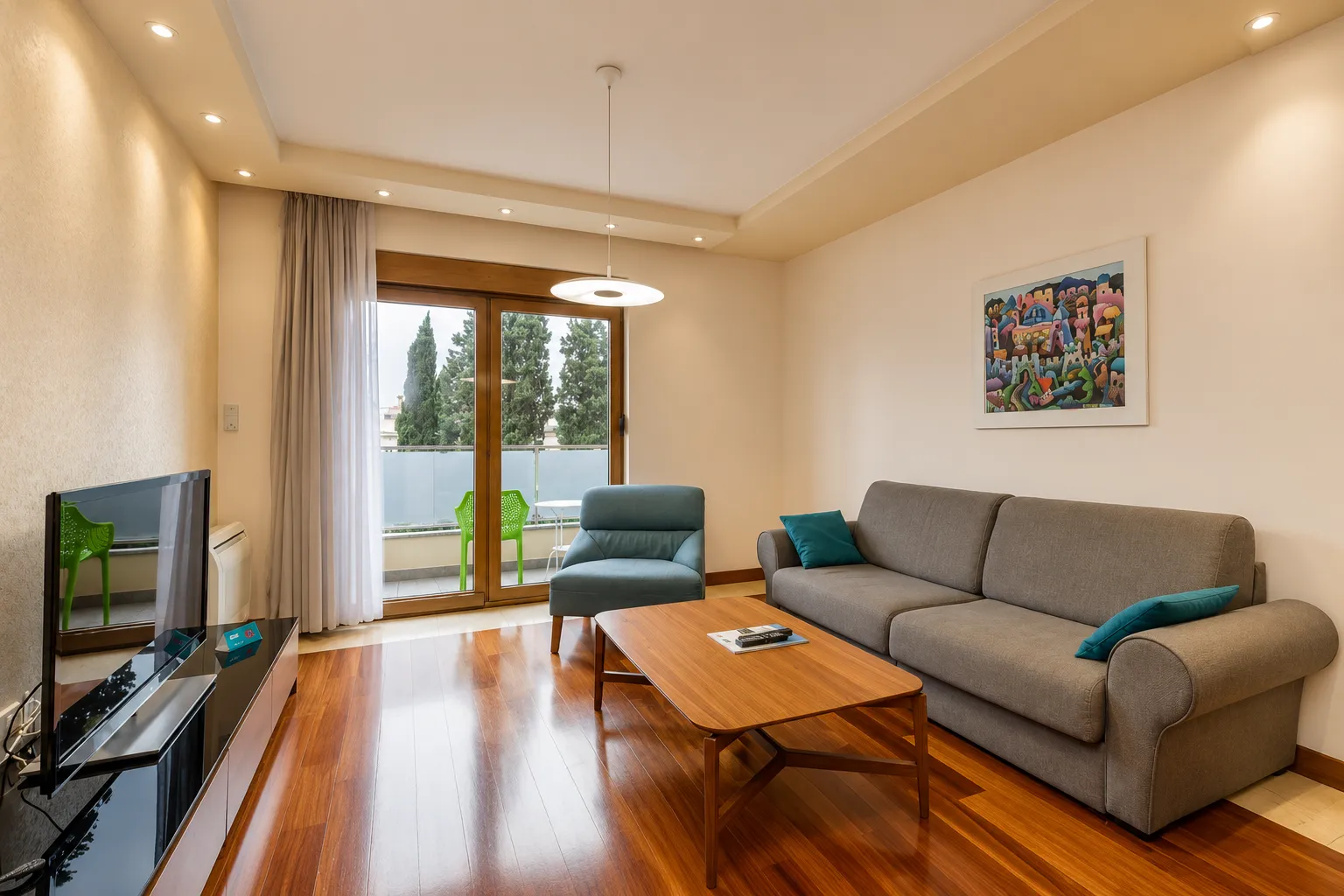 Rent, one bedroom apartment, 54m², Centar, Podgorica
