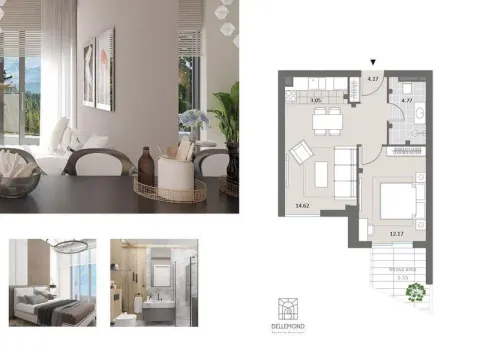 Prodaja, jednosoban stan, 74m², Bečići, Budva - image 13