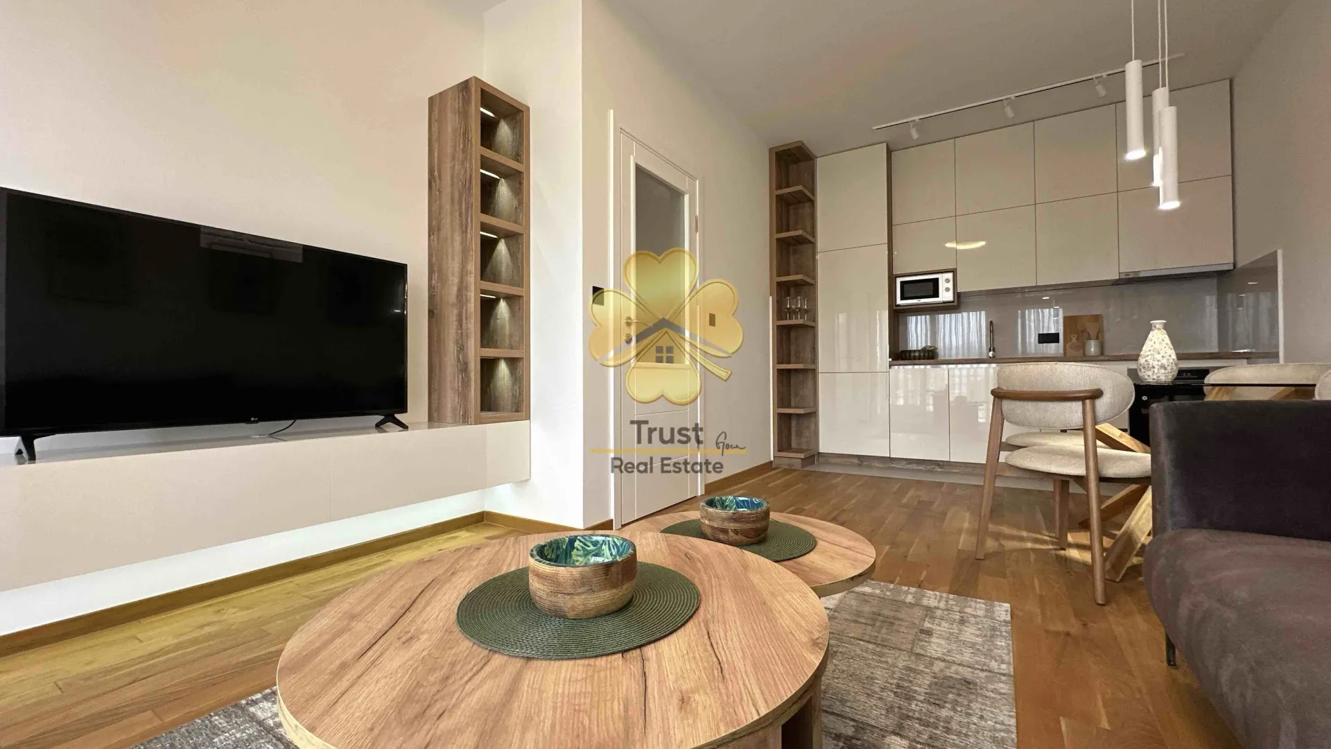 Rent, one bedroom apartment, 45m², Gorica C, Podgorica