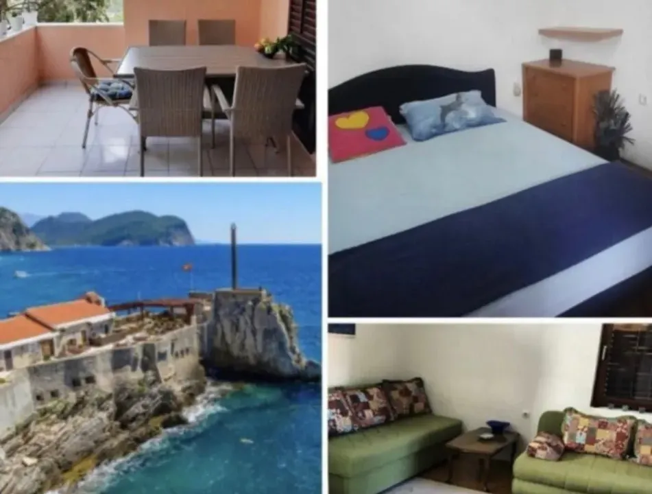 Rent, one bedroom apartment, 45m², Petrovac, Budva