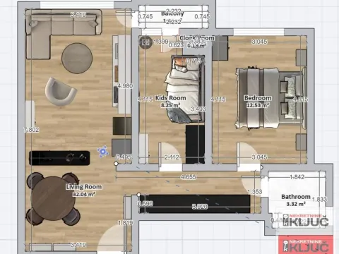 Prodaja, dvosoban stan, 59m², Sajmište, Novi Sad - image 11